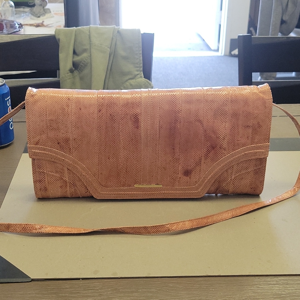 Shoulder Purse. Snake skin